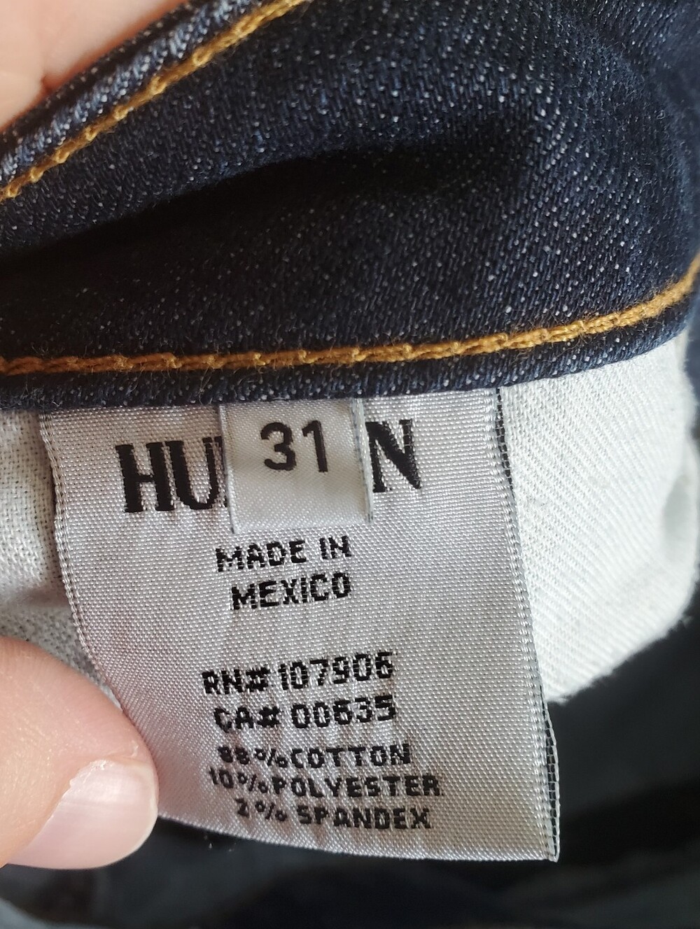 Hudson Womens Straight Cropped Jeans Size 31 Bacara Denim - Picture 11 of 13